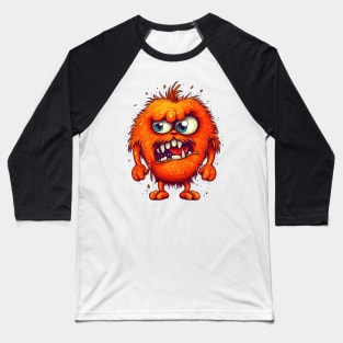 Angry Monster #5 Baseball T-Shirt
